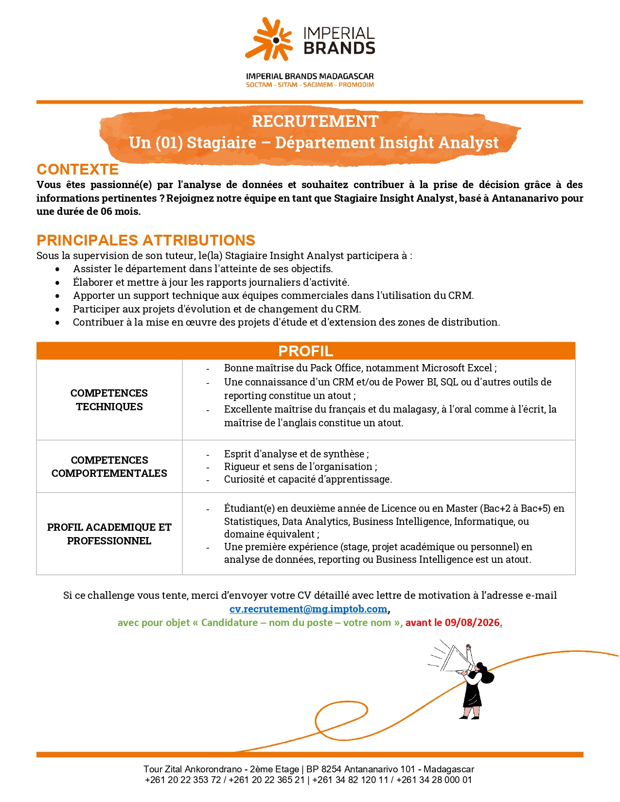 Stagiaire Département Insight Analyst